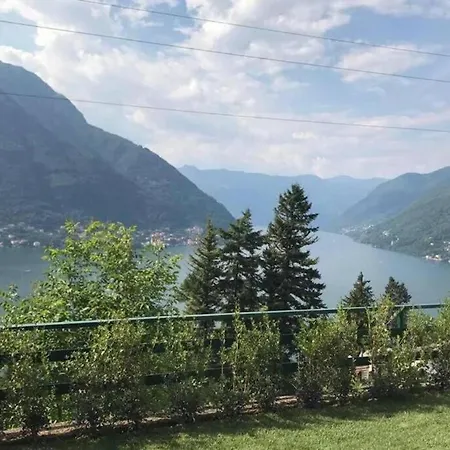 Daire Flat On Lake Como, Garden With Stunning View